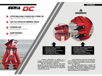 Новый Гидроножницы для Экскаваторов DEMOQ DC03  Hydraulic Demolition Crusher 275 KG: фото 3