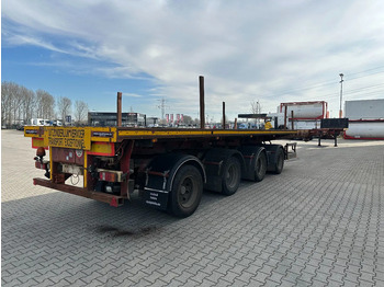 Полуприцеп бортовой/ Платформа Nooteboom OVB-65-04, 65TKG extendable (2x 770cm) trailer, 4x hydraulic steeringaxles, Belgium- trailer: фото 5