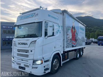 Грузовик с закрытым кузовом SCANIA R