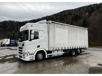 Тентованный грузовик SCANIA R 410