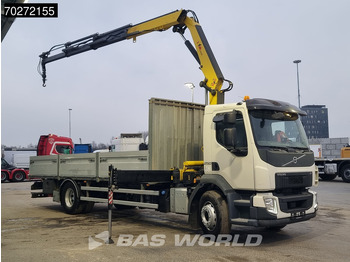 Грузовик бортовой/ Платформа, Автоманипулятор Volvo FL 250 4X2 18tonner Hyva HC-153X E3 Kran Crane AutomaticEuro 6: фото 4