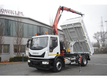 IVECO Eurocargo 160-250 E6/ Fassi crane / 3-sided tipper / mileage 47 thousand. km ! в лизинг IVECO Eurocargo 160-250 E6/ Fassi crane / 3-sided tipper / mileage 47 thousand. km !: фото 1