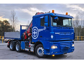 Автоманипулятор, Грузовик бортовой/ Платформа DAF XF 6x4 FASSI 450 Euro 5 FLY JIB WINDE: фото 3