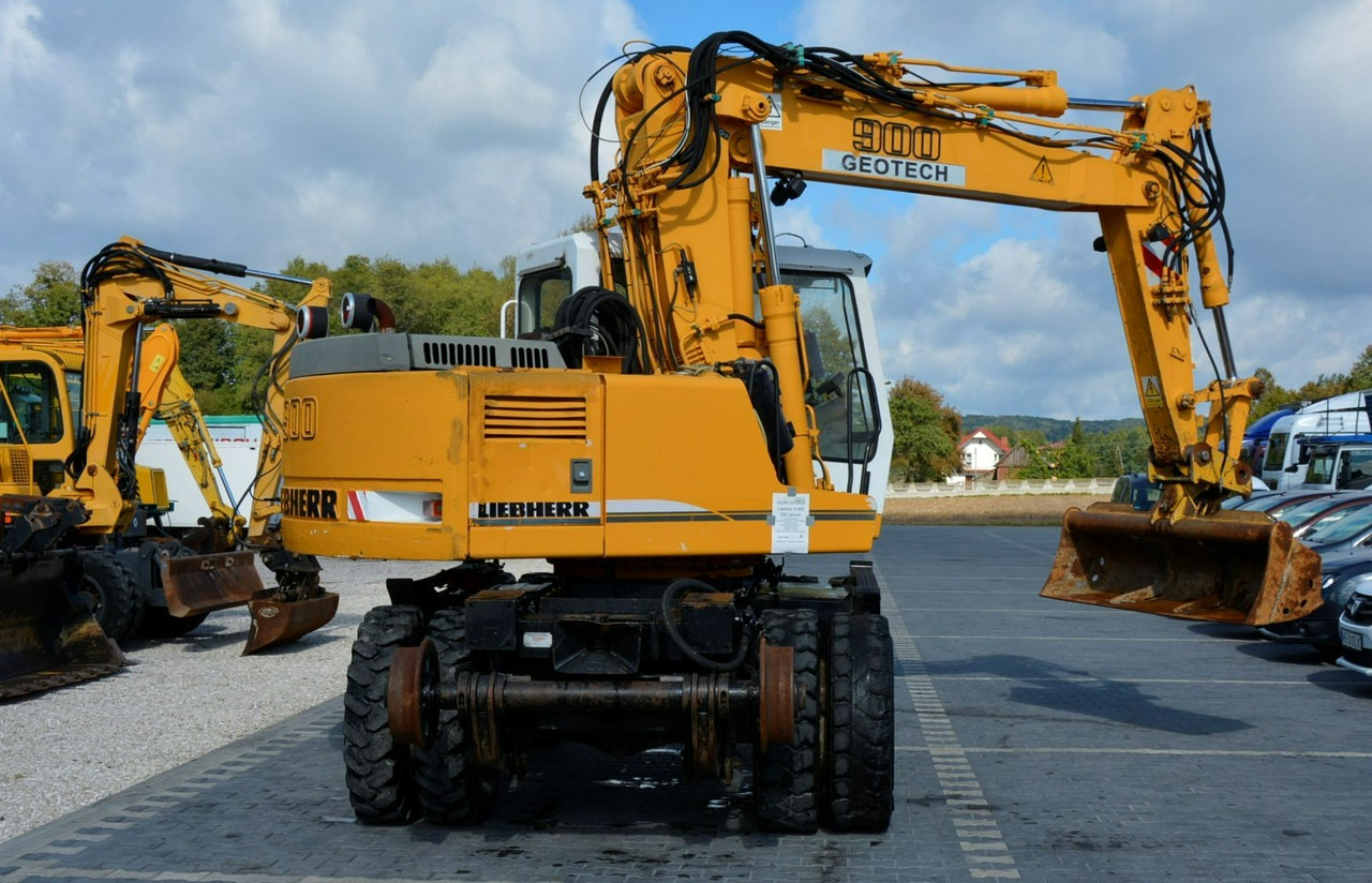 Колёсный экскаватор Liebherr A 900 ZW Litronic Koparka + Kolej: фото 9