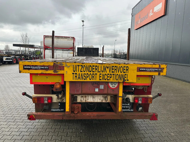 Полуприцеп бортовой/ Платформа Nooteboom OVB-65-04, 65TKG extendable (2x 770cm) trailer, 4x hydraulic steeringaxles, Belgium- trailer: фото 8