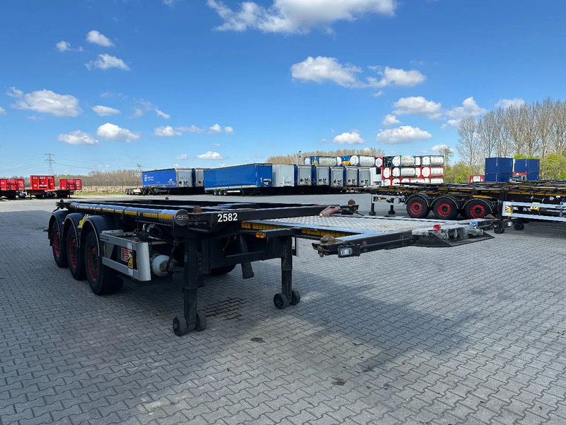 Полуприцеп-контейнеровоз/ Сменный кузов Van Hool 20FT, 66° Tipping-chassis, ADR (EX/II, EX/III, FL, OX, AT), SAF, 2 liftaxles, 380V: фото 19