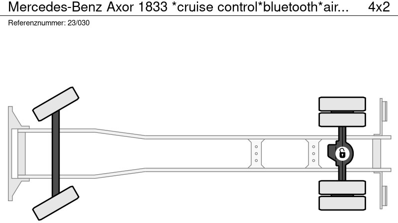 Крюковой мультилифт Mercedes-Benz Axor 1833 *cruise control*bluetooth*airconditioning*differentieelslot: фото 15