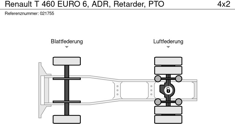 Renault T 460 EURO 6, ADR, Retarder, PTO в лизинг Renault T 460 EURO 6, ADR, Retarder, PTO: фото 13