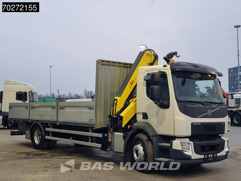 Грузовик бортовой/ Платформа, Автоманипулятор Volvo FL 250 4X2 18tonner Hyva HC-153X E3 Kran Crane AutomaticEuro 6: фото 15