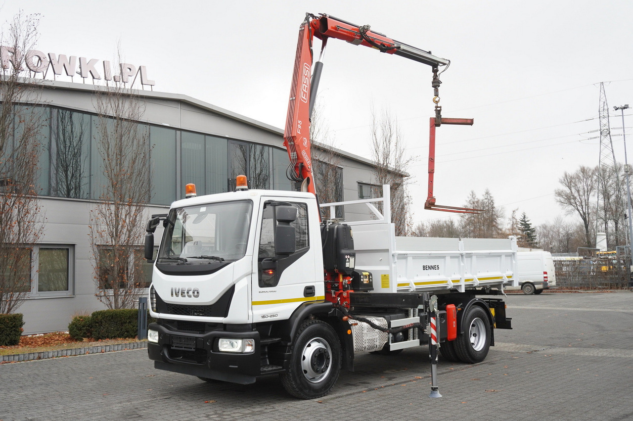 IVECO Eurocargo 160-250 E6/ Fassi crane / 3-sided tipper / mileage 47 thousand. km ! в лизинг IVECO Eurocargo 160-250 E6/ Fassi crane / 3-sided tipper / mileage 47 thousand. km !: фото 15