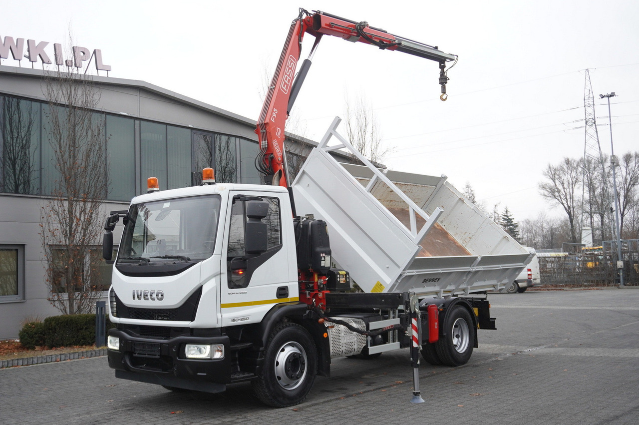 IVECO Eurocargo 160-250 E6/ Fassi crane / 3-sided tipper / mileage 47 thousand. km ! в лизинг IVECO Eurocargo 160-250 E6/ Fassi crane / 3-sided tipper / mileage 47 thousand. km !: фото 20