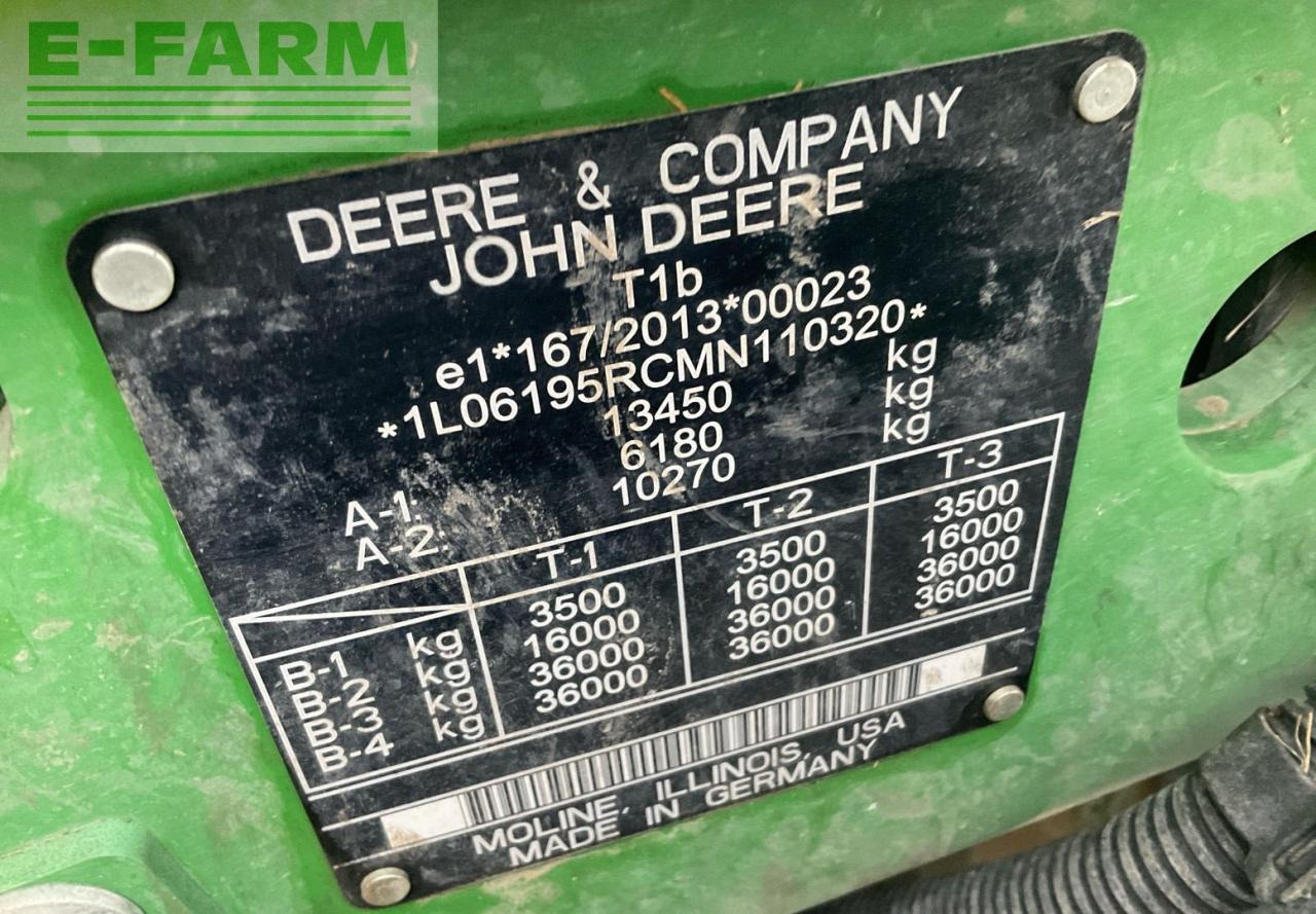 Трактор John Deere 6195R: фото 13