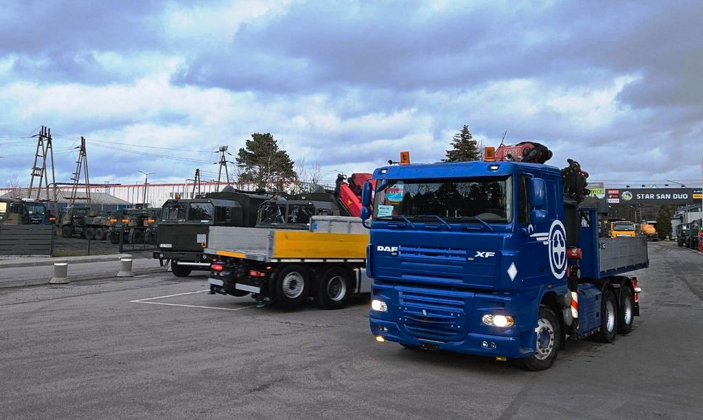 Автоманипулятор, Грузовик бортовой/ Платформа DAF XF 6x4 FASSI 450 Euro 5 FLY JIB WINDE: фото 7