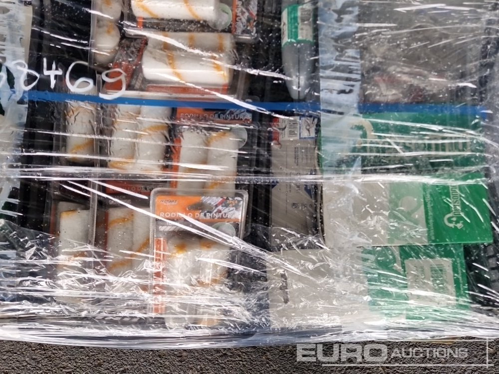 Строительное оборудование Unused Pallet of Paint Rollers, Earplugs, Protective Glasses, Face Masks, Clamps: фото 6