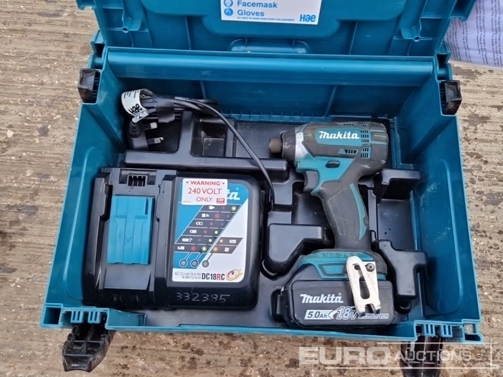 Строительное оборудование Makita 110Volt Impact Gun, 110Volt Hammer Drill, Battery Impact Gun (2 of), Battery Hammer Drill, Spectra Laser Level: фото 22